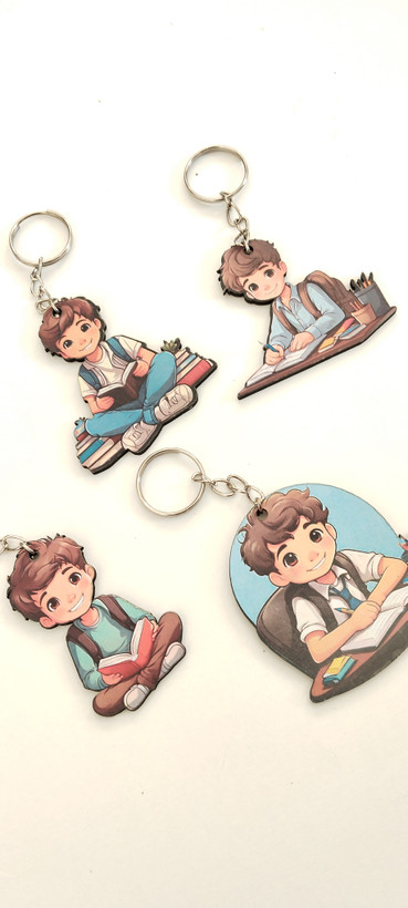 آویز کلید چوبی با طرح بهنام (دسته کلید)