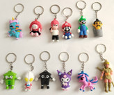 آویز کلید سیلیکونی میکس فانتزی (دسته کلید)