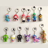 آویز کلید سیلیکونی میکس فانتزی (دسته کلید)