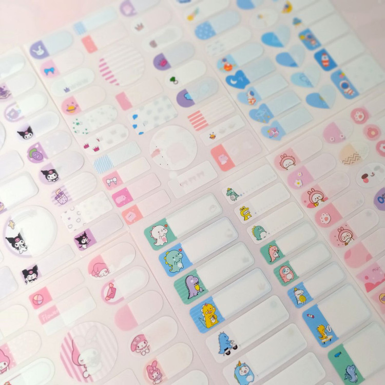 برچسب دو ورقی اسم و فامیل فانتزی ضد آب