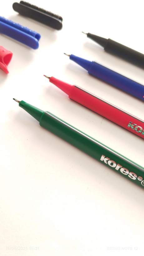 ست روان نویس کورس مدل K-Liner بسته 4 عددی نوک 0.4 نمدی