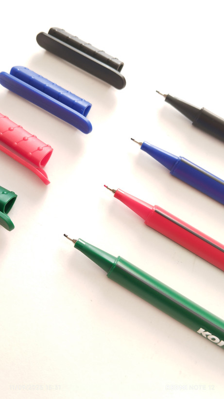 ست روان نویس کورس مدل K-Liner بسته 4 عددی نوک 0.4 نمدی