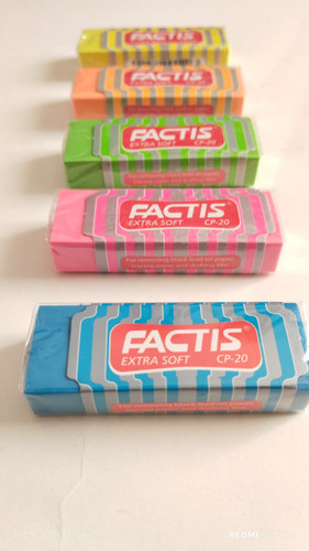 پاک کن رنگی فکتیس مدل CP20 سایز بزرگ (6 سانتی متر)