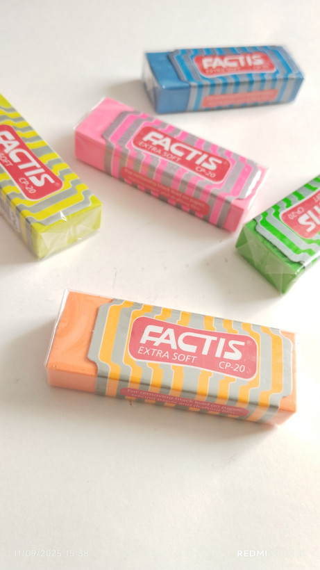 پاک کن رنگی فکتیس مدل CP20 سایز بزرگ (6 سانتی متر)