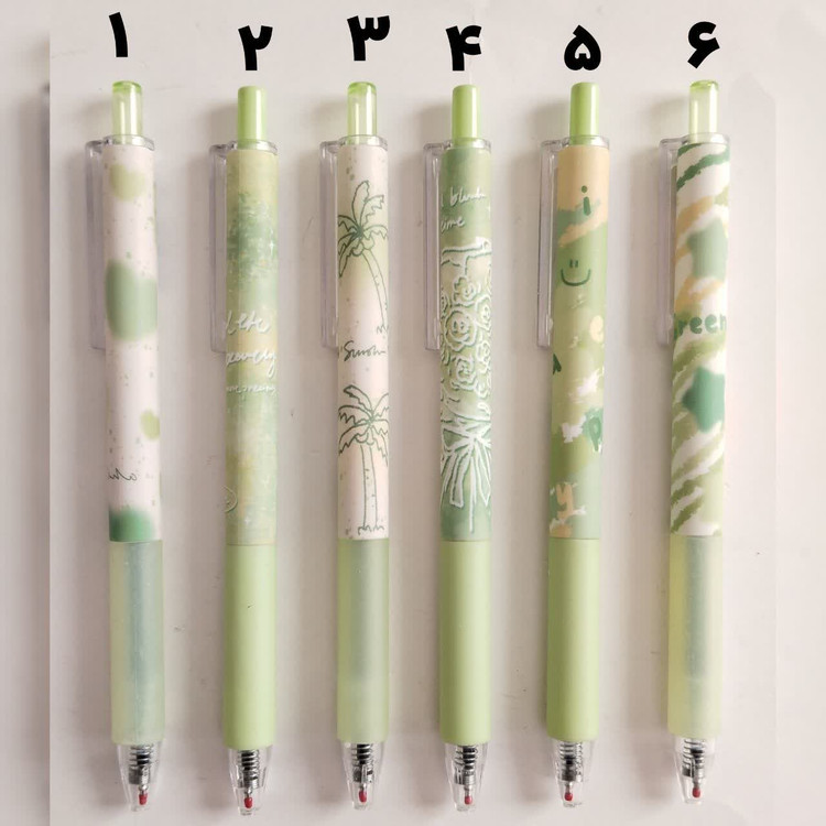 روانویس 0.5 فشاری (خودکار) پینترستی بدنه رنگی جوهر آبی