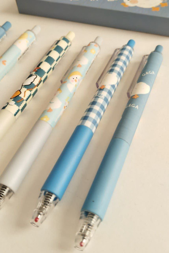 روانویس 0.5 فشاری (خودکار) پینترستی بدنه رنگی جوهر آبی