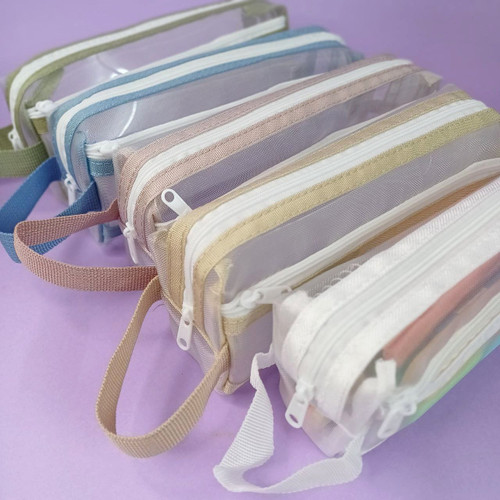 جامدادی پینترستی برند موکا توری پاستیلی دو زیپ