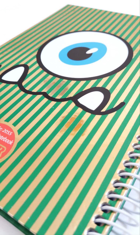 دفتر خطی جلد سخت برند آیلار 100 برگ جلد طلاکوب طرح های فانتزی